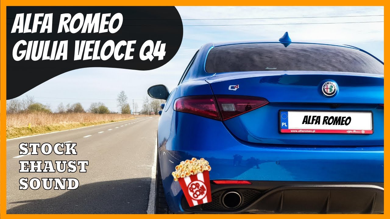 Alfa Romeo Giulia Veloce Q4 - Stock Exhaust SOUND | Caringo EN