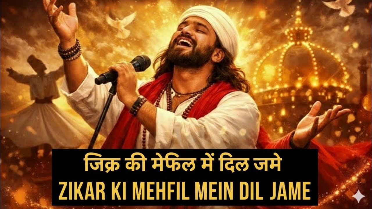 Zikr Ki Mehfil Mein Dil Jame | Soulful Sufi Qawwali 2026 | A Gathering of Divine Remembrance 🤲✨