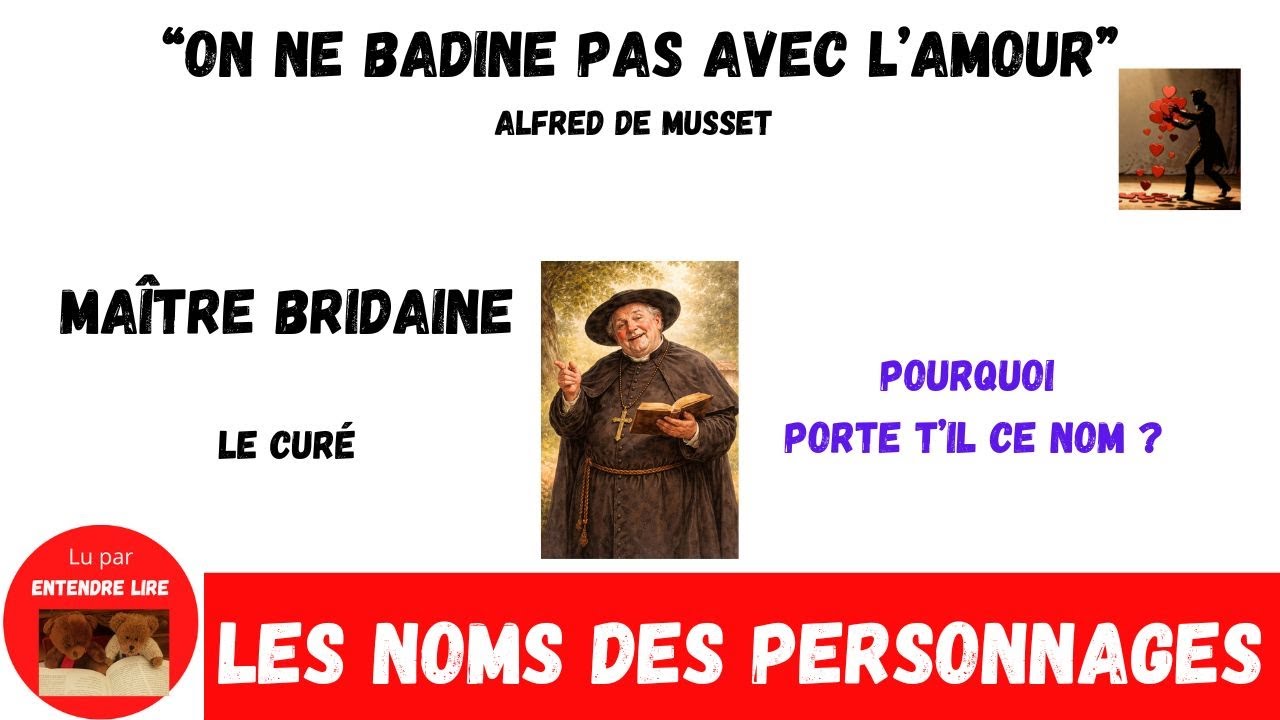 MAITRE BRIDAINE - Les personnages 