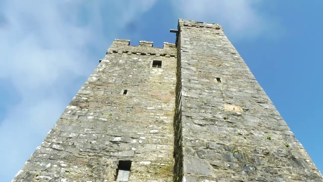 Medieval St Rhidian & St Illtyd's Church, spring & leper stone Llanrhidian Gwyr/Gower Cymru/Wales