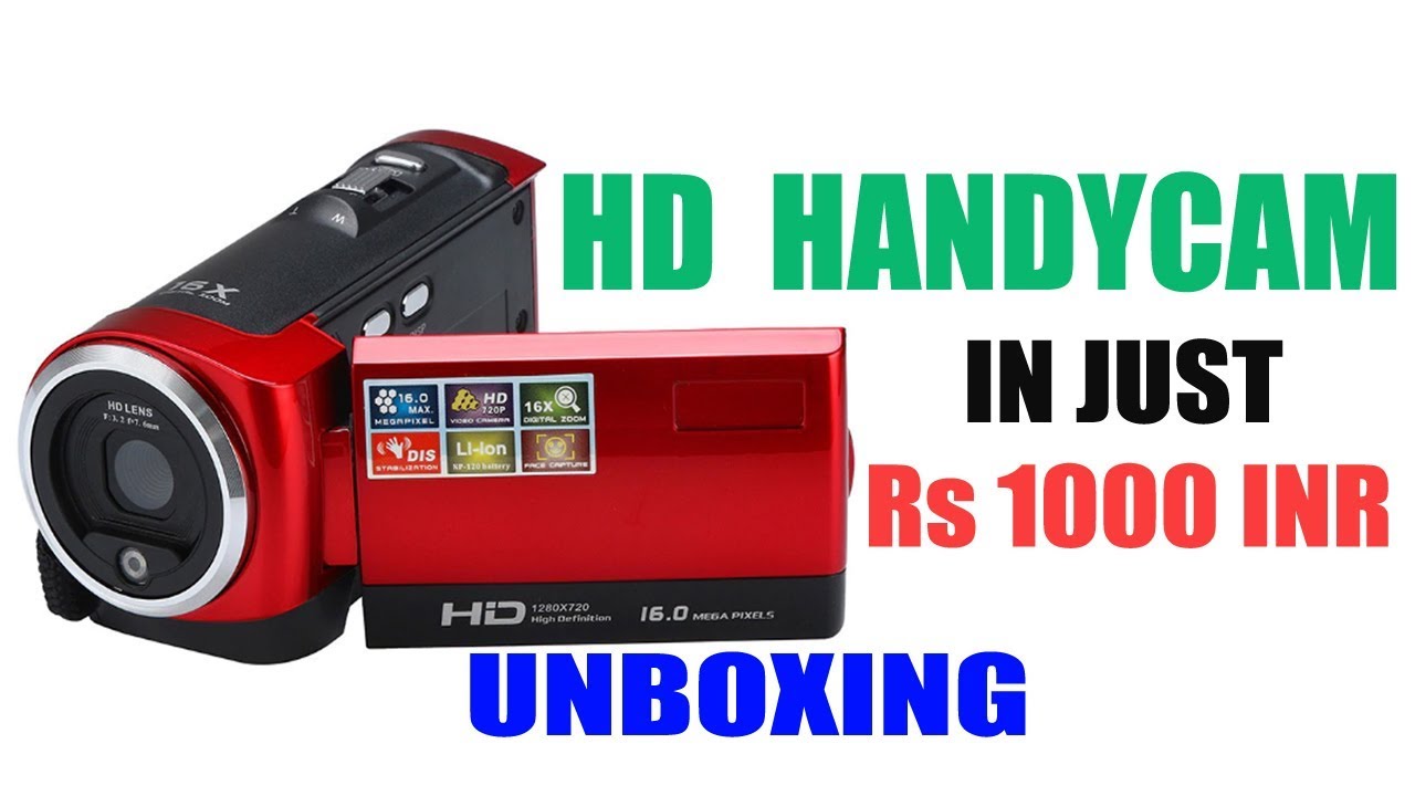 UNBOXING HD HANDYCAM / CAMERA / CAMCORDER