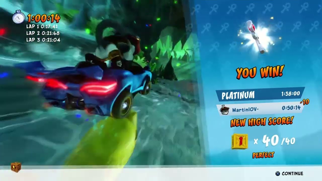 [Crash Team Racing Nitro-Fueled] Some Relic Race World Records