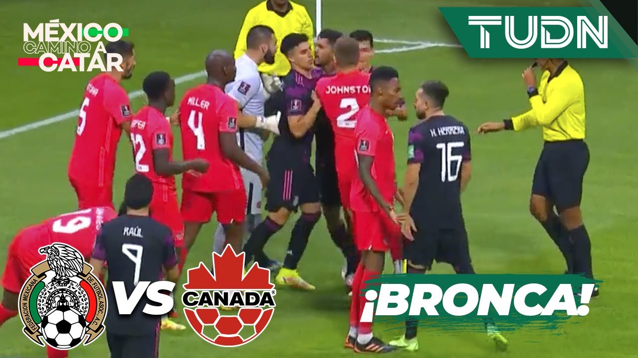 &iexcl;Se CALIENTAN y empieza la bronca! | M&eacute;xico 1-1 Canad&aacute; | Eliminatoria Catar 2021 | TUDN