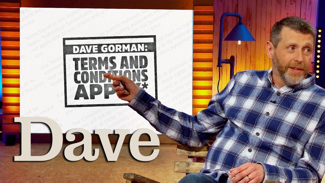 Dave Gorman Terms and Conditions Apply Ep1 | Lamp or Not a Lamp | Dave