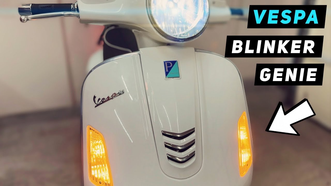 Vespa GTS / GTV: Turn Signal Light into Running Light! Blinker Genie | Mitch's Scooter Stuff