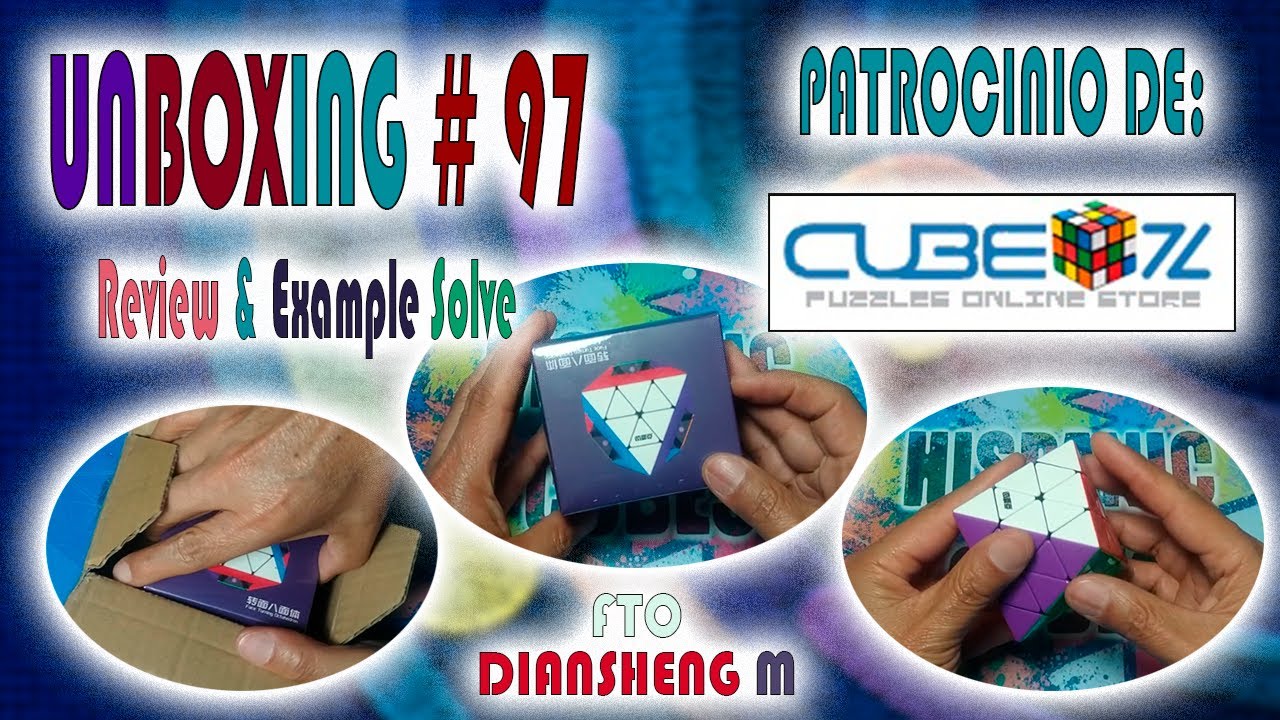 UNBOXING # 97 / Review & Example Solve / FTO DIANSHENG / Patrocinio: CUBEZZ / CUBOS DE RUBIK / 2024