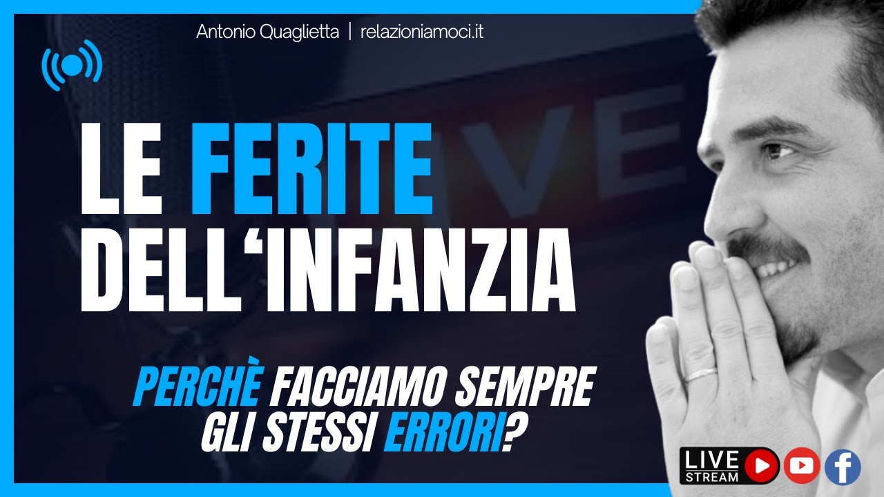 Le ferite dell'infanzia:  perché facciamo sempre gli stessi errori?
