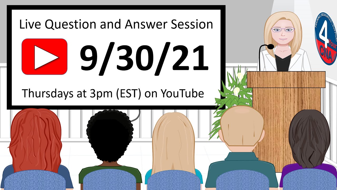 LIVE CNA Q&A Session 9.30.21