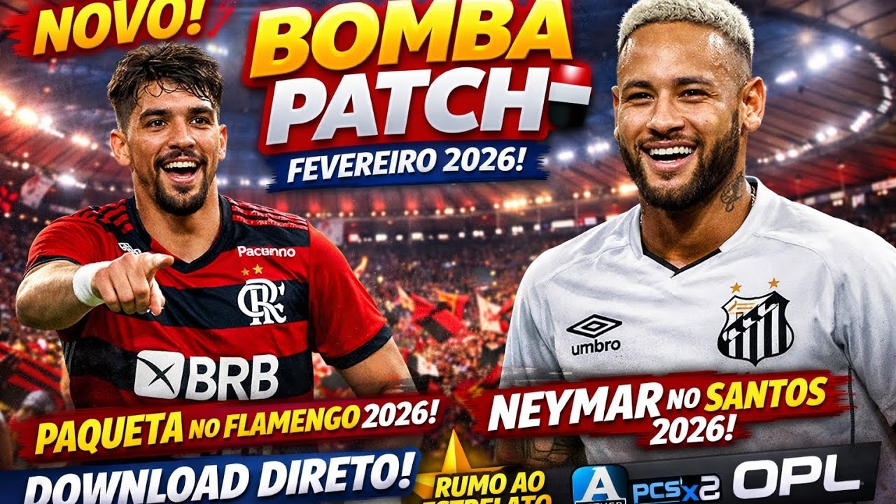 NOVO BOMBA PATCH FEVEREIRO 2026 PS2! 🔥 ATUALIZADO + DOWNLOAD DIRETO (AETHER SX2 / PCSX2 / OPL)