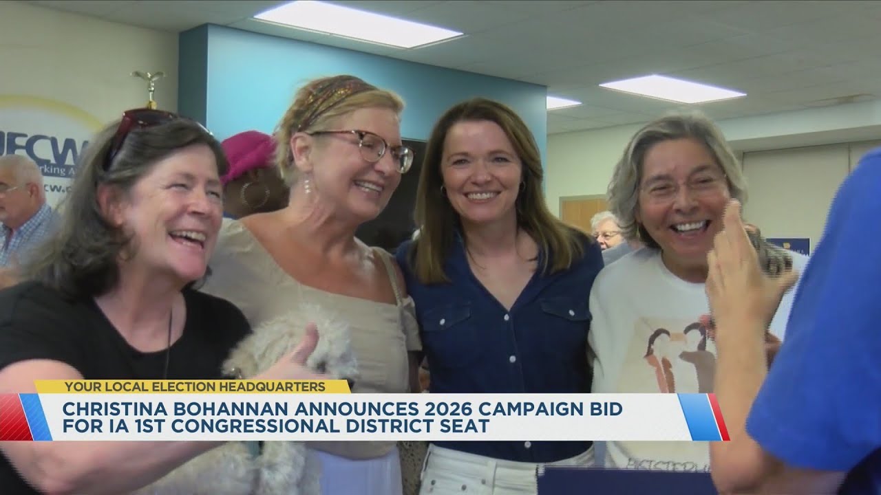 Christina Bohannan Announces 2026 Campaign Bid For IA 1st Congressional District Seat