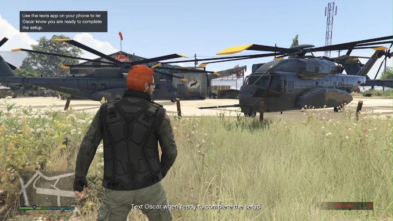 Grand Theft Auto V Solo all 4 DH-7 and the truck on hard!