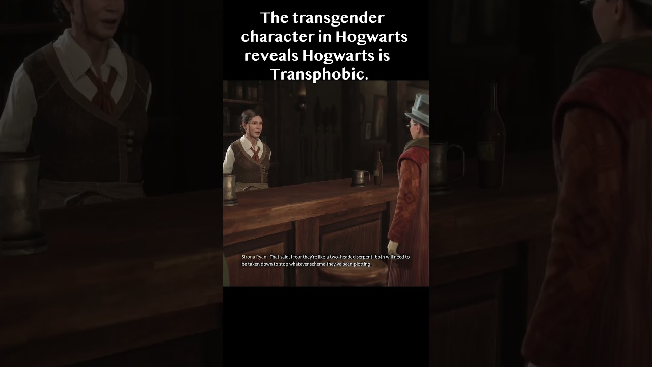 The transgender character shows Hogwarts is Transphobic -- Hogwarts Legacy ps5