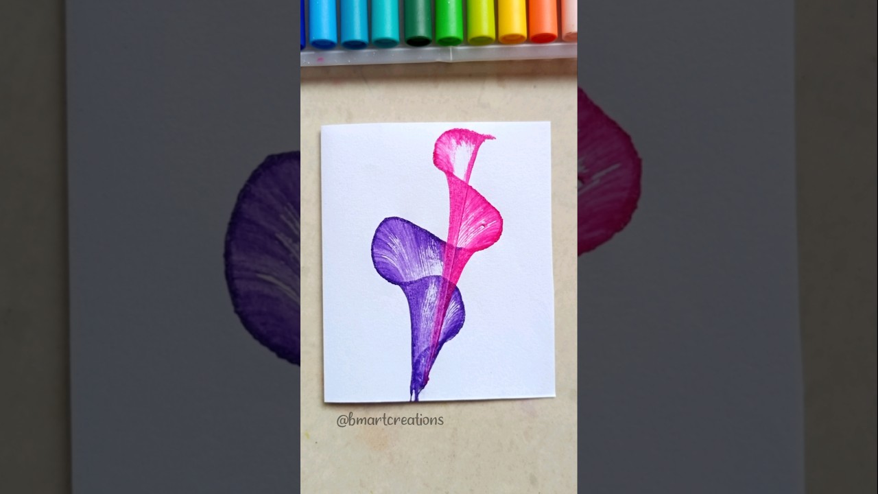 DIY Thread Art 💜| String pull Art 🤩💕 #shorts #painting #threadpainting #canvas #diy #art #satisfying