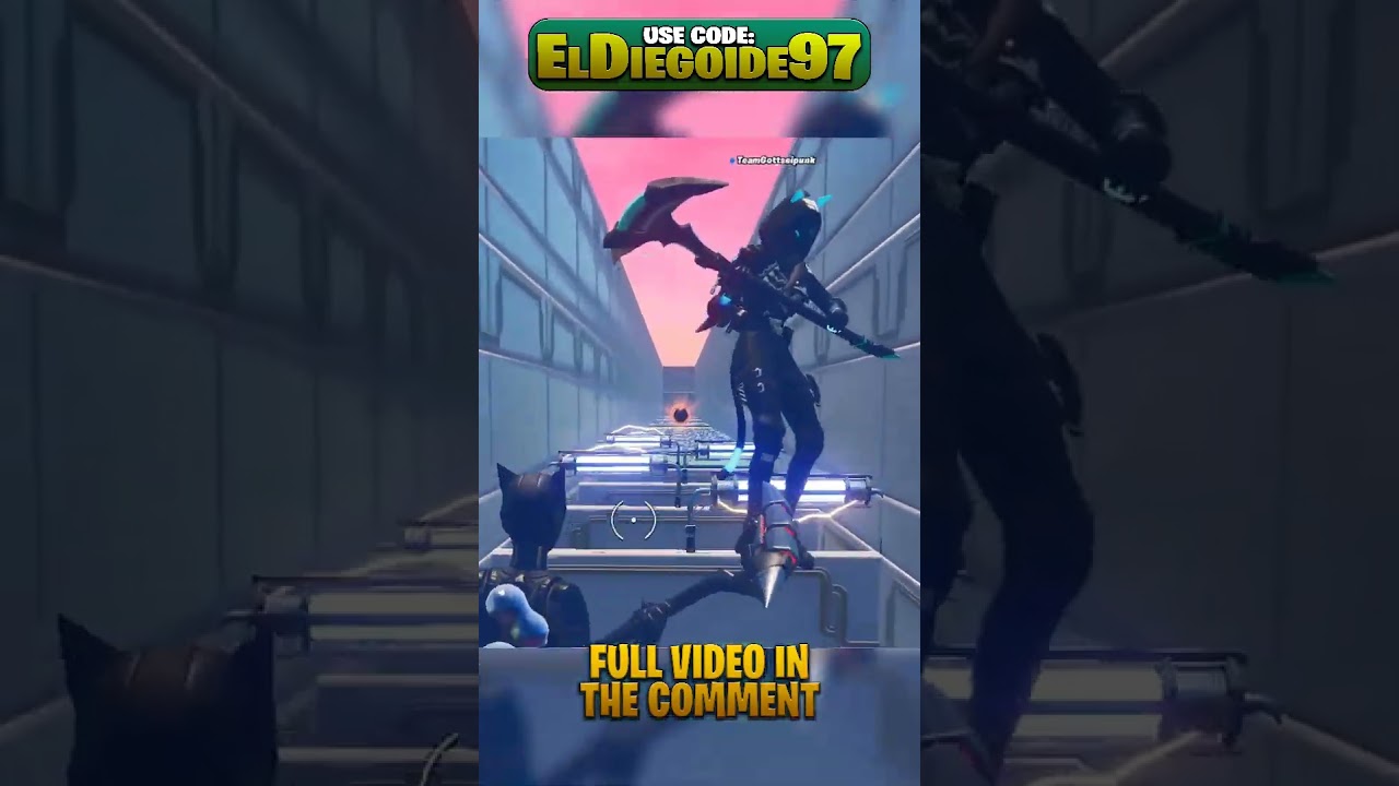 55 LEVEL HARD DEATHRUN PT. 2 (1203-8496-6785) #fortnite #deathrun #shorts
