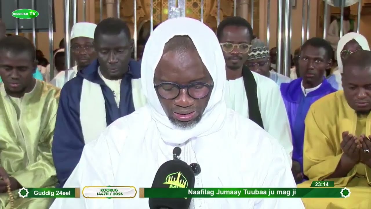KHATM) DU Saint coran a la grande mosquee de TOUBA par S FALLOU MBACKE IMAME