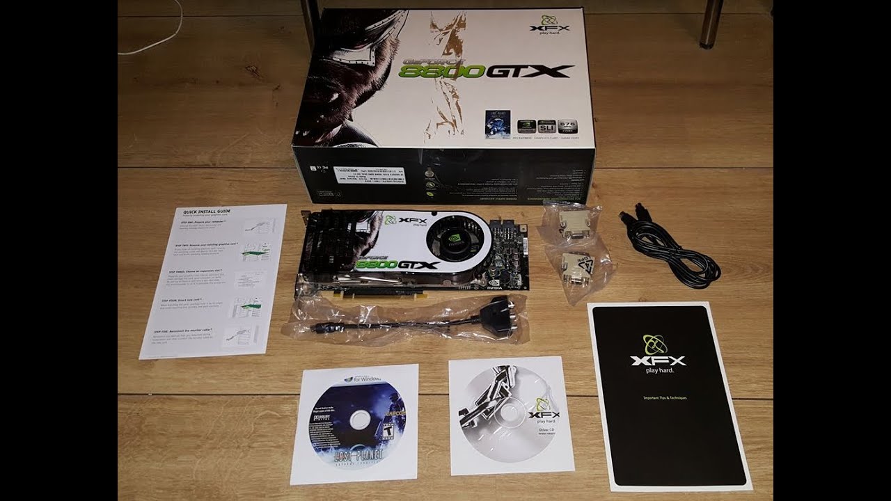 Retro Unboxing | New Old Stock XFX GeForce 8800 GTX