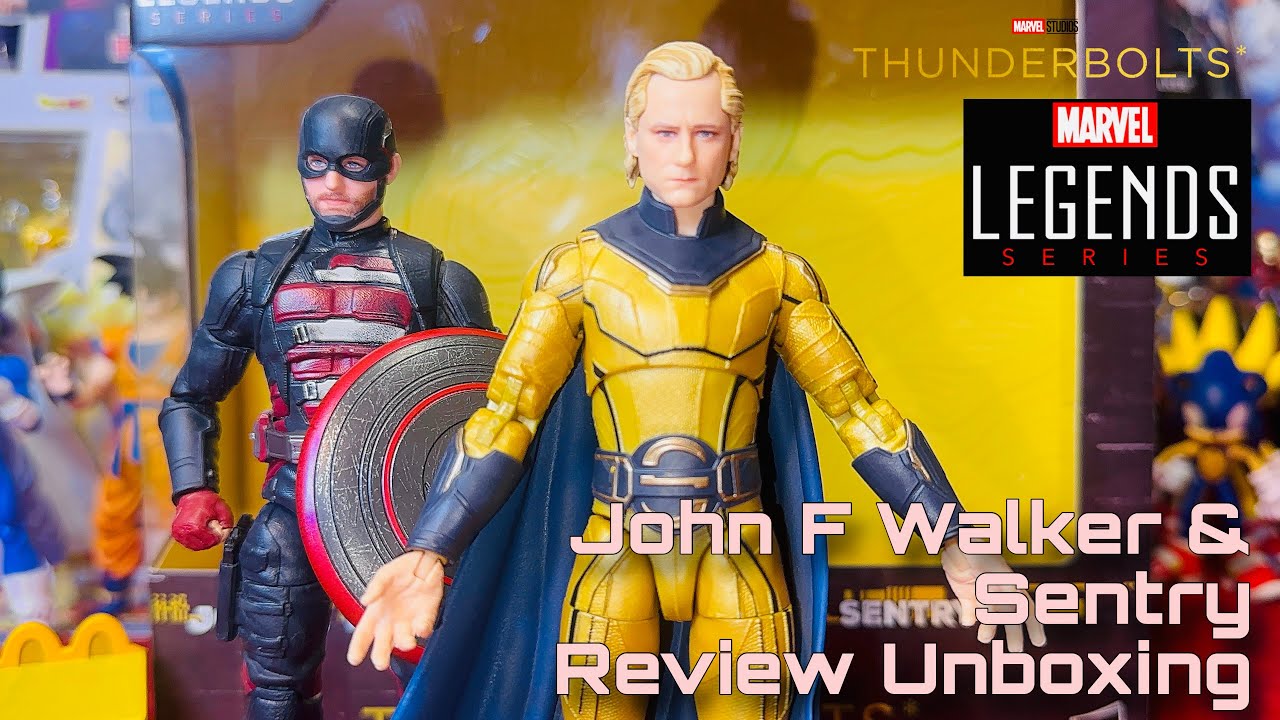 Marvel Legends Thunderbolts John F Walker & Sentry Two Pack Review Unboxing Comparisons 