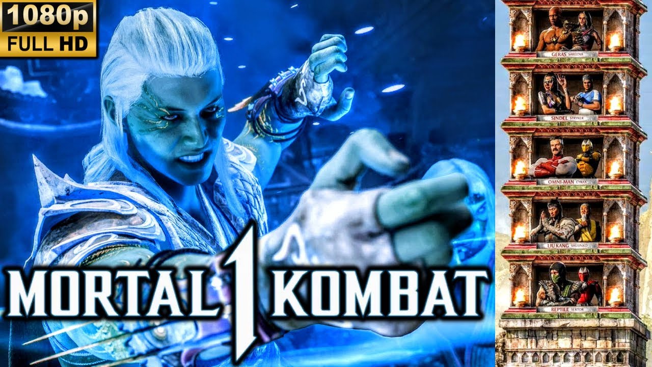 MK1 *ICE SHANG TSUNG* KLASSIC TOWER GAMEPLAY!! (KHAMELEON AS KAMEO) 1080p 60 FPS (MORTAL KOMBAT 1)