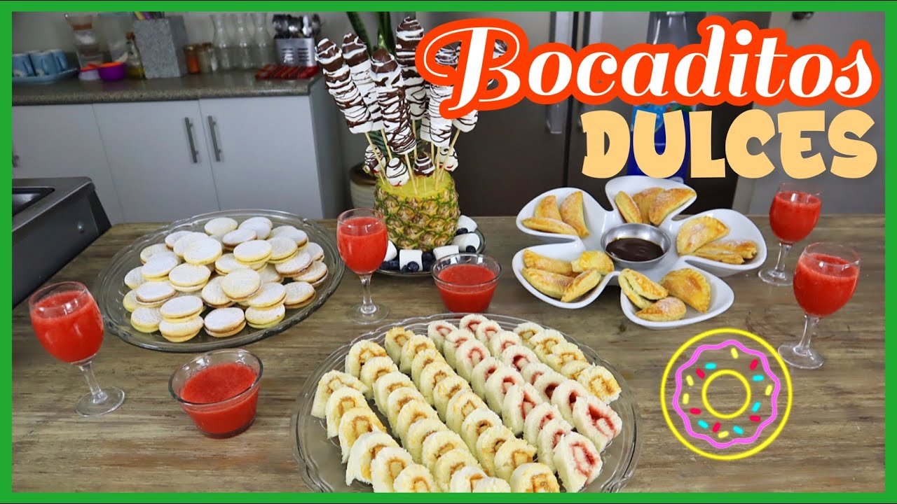 PREPARA BOCADITOS PARA TU FIESTA - IDEAS RÁPIDAS