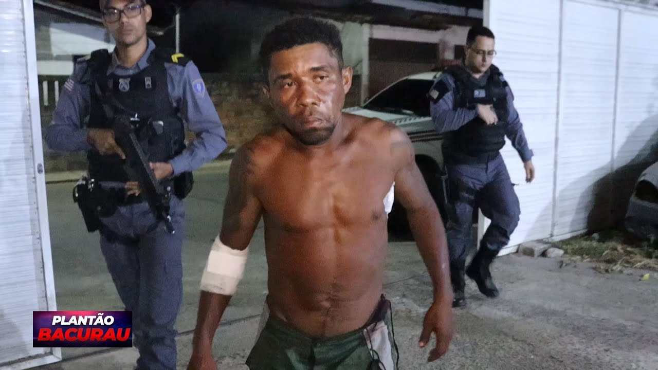 HOMEM É CONDUZIDO PARA DELEGACIA DE ROSÁRIO APÓS BRIGA DE F4CA NO POVOADO JIQUIRI EM SANTA RITA