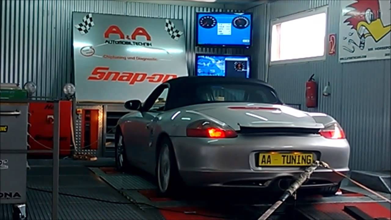Porsche Boxster S 986 TPC Umbau Turbocharger to 394PS on Dyno A&A Automobiltechnik