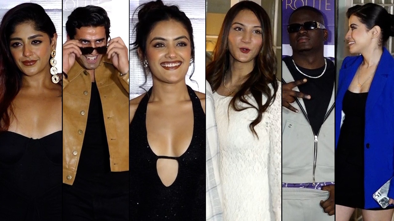 Anaya Bangar,Harshit, Yung Sammy,Zalak,Uorfi Javed Attends Splitsvilla Success Bash Hosted By Uorfi