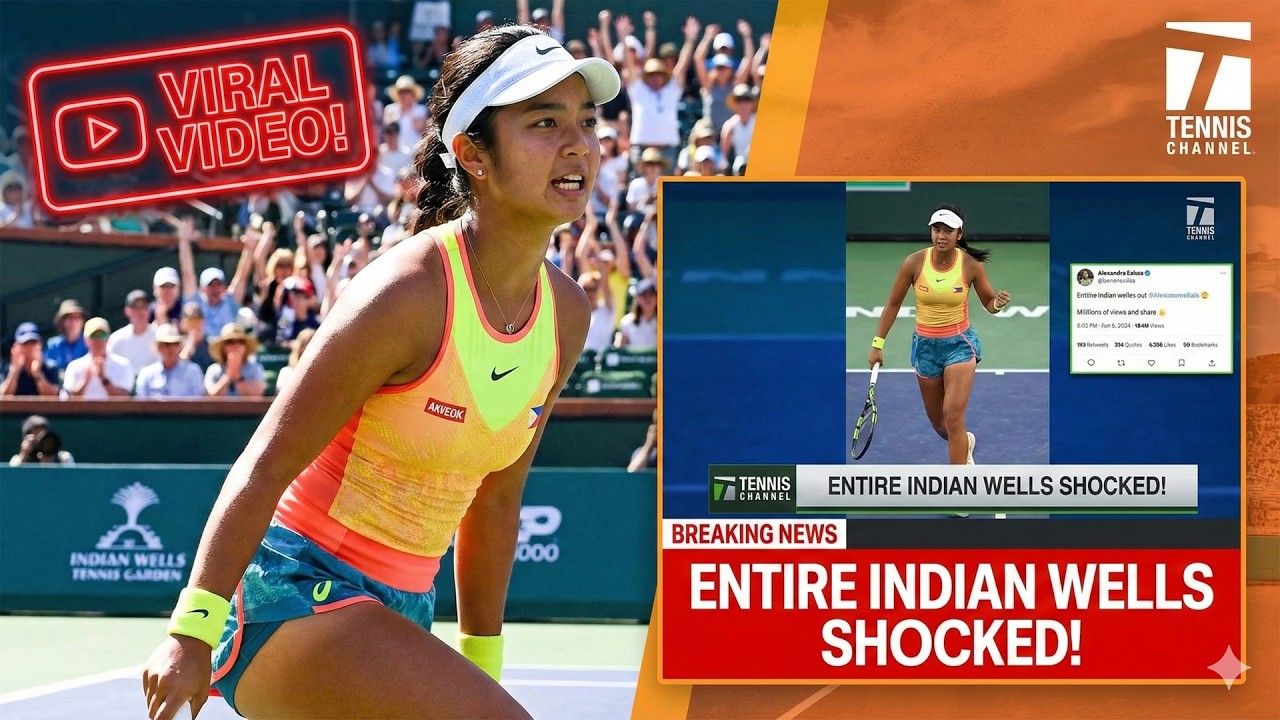 INDIAN WELLS EXPLOSION! Alexandra Eala's Viral Moment SHOCKS TENNIS FANS!