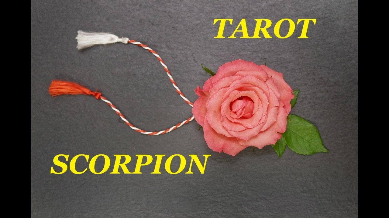 SCORPION ♏TAROT MARTIE🍀UN MOMENT IMPREVIZIBIL CE ADUCE UN NOU ÎNCEPUT!💖👑