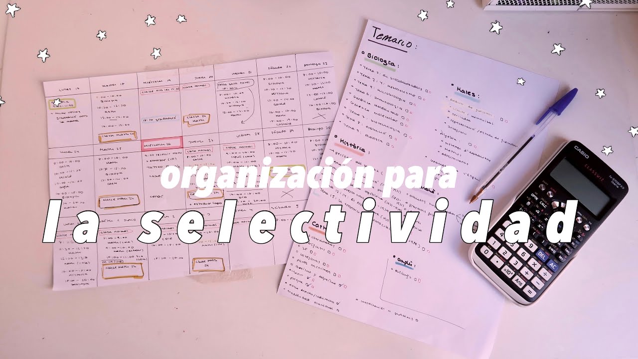 Cómo me organizo para la selectividad { tips y apuntes }