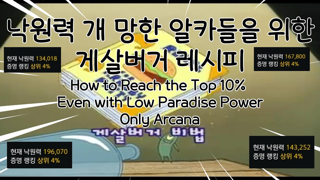 알카로 증명 10%안에 들어가는 방법 / How to get into the top 10% of proof