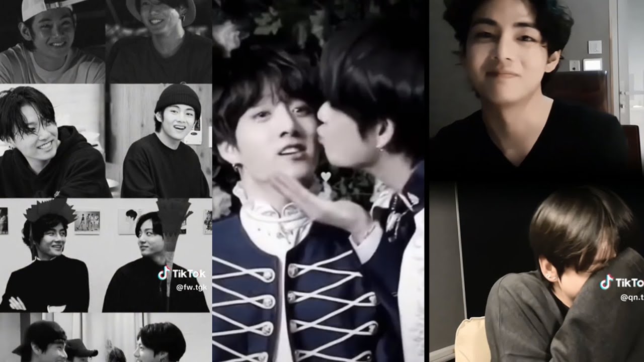 Tiktok BTS ( Taekook ) những video cực đáng yêu của Taekook 🌷🌷