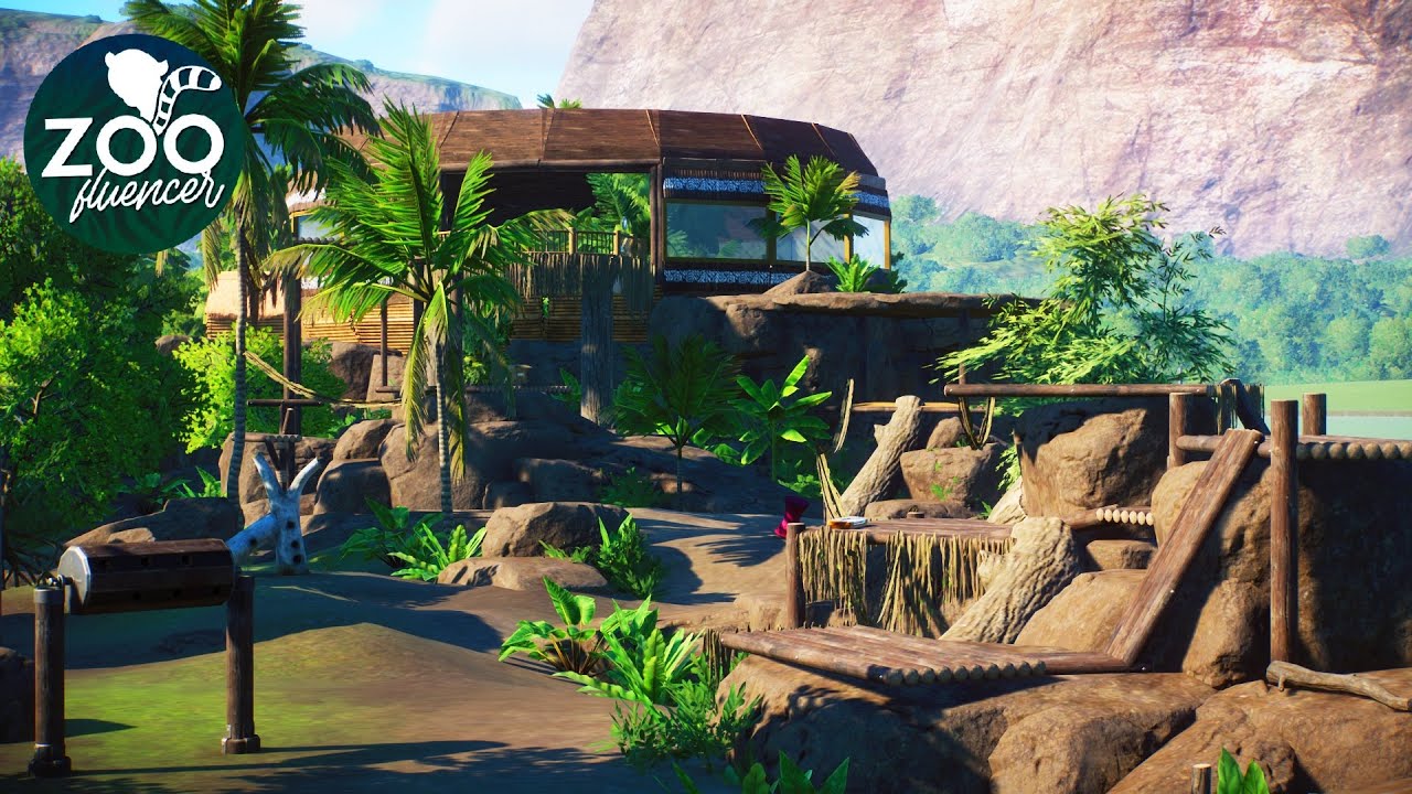 Bornean Orangutan Habitat | Planet Zoo Speed Build | Monkey Island EP7
