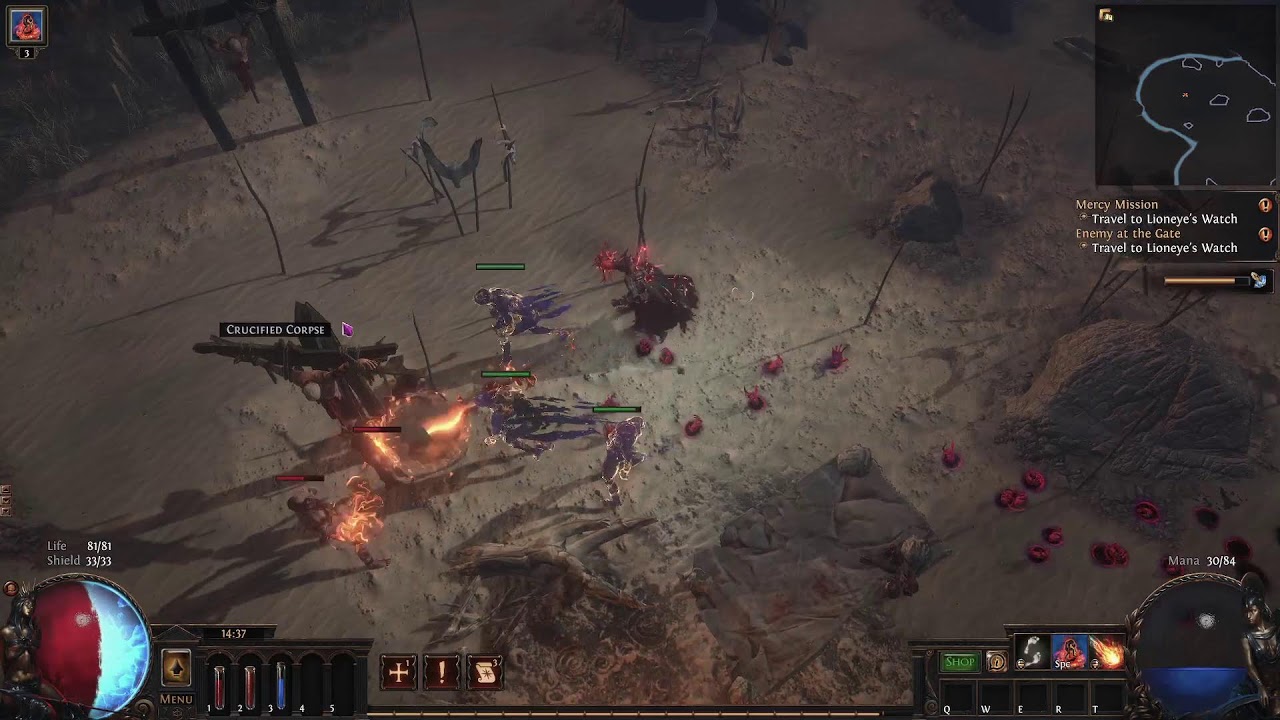 PoE Affliction league gameplay
