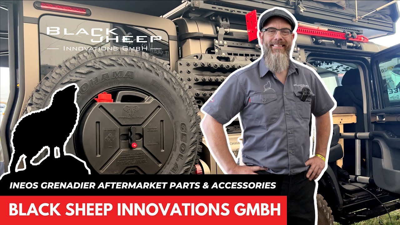 Ineos Grenadier x Black Sheep Innovations GmbH - Camper Conversion & Innovative Accessories