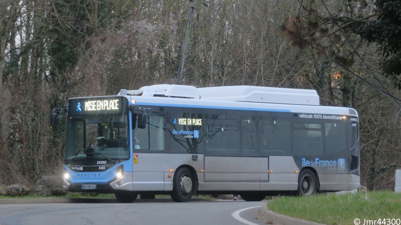 Heuliez GX 137 L CNG ZF #243002 | Ligne 1 | IDFM - Paris Saclay