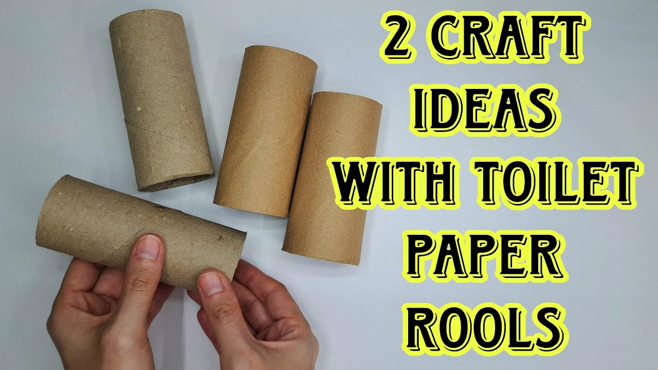 Two unbelievable crafts with toilet paper rolls! You won’t believe what they turn into!