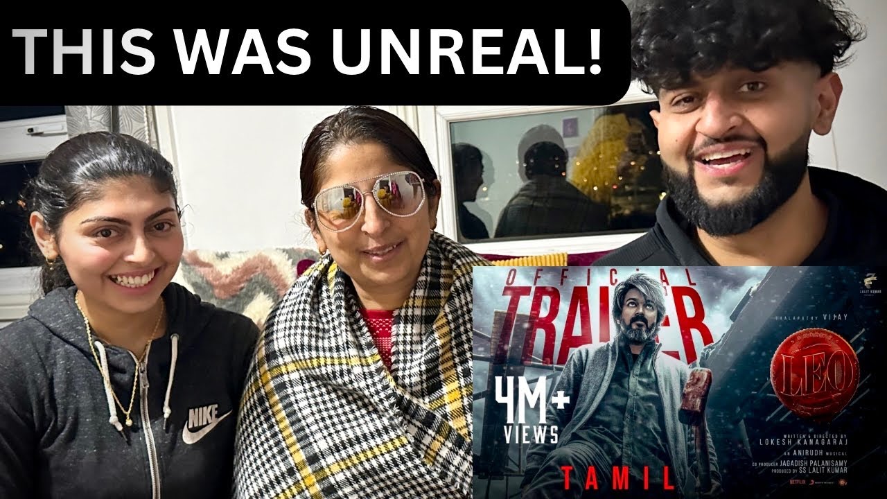 LEO - Official Trailer | Thalapathy Vijay | Lokesh Kanagaraj | Anirudh Ravichander - 🇬🇧 REACTION!