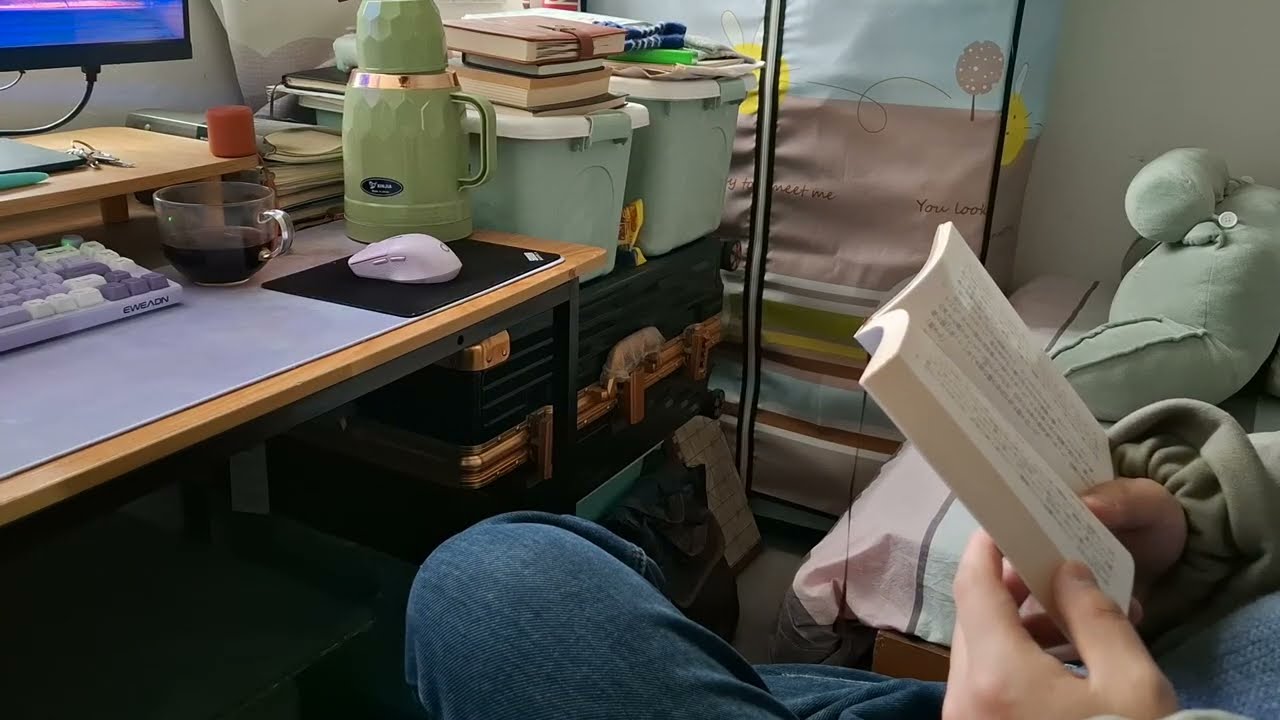 Real time reading/ Natsume Soseki行人/ reading vlog