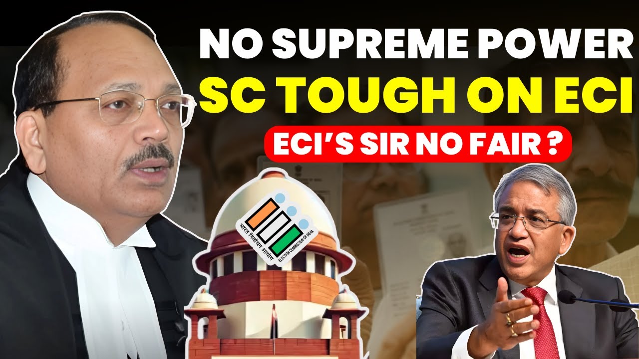 NO POWER IS SUPREME- CJI CAUTION ECI ON SIR- TOUGH ON TRANSPARENCY #supremecourtofindia #elections