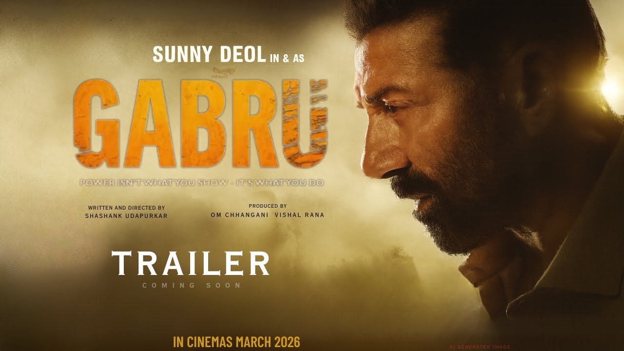 Gabru - Trailer | Sunny Deol | Simran | Prit Kamani | Darshan Jariwala | Shashank Udapurkar | 2026