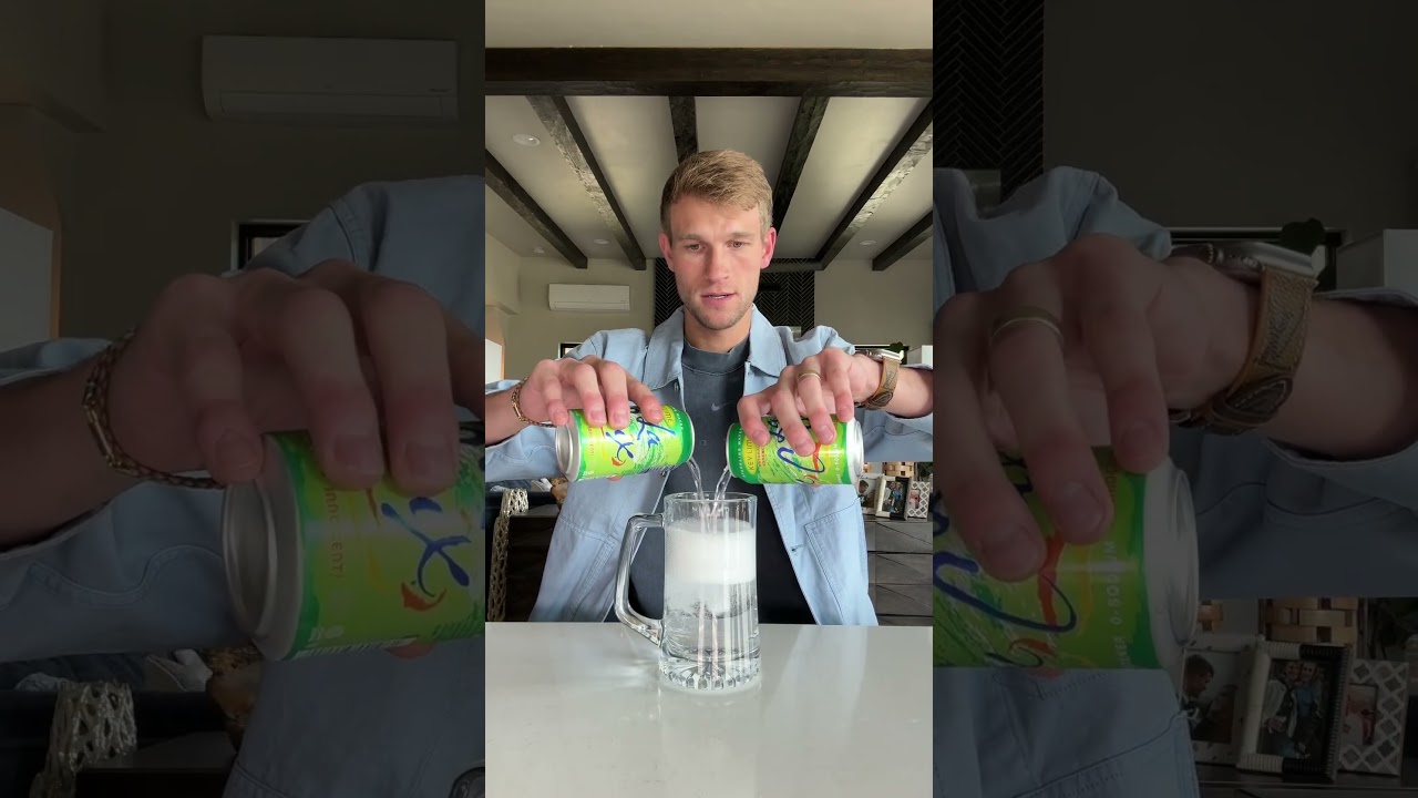 NO BURP sparkling water chug challenge with 2 waters 🚫🫧👑