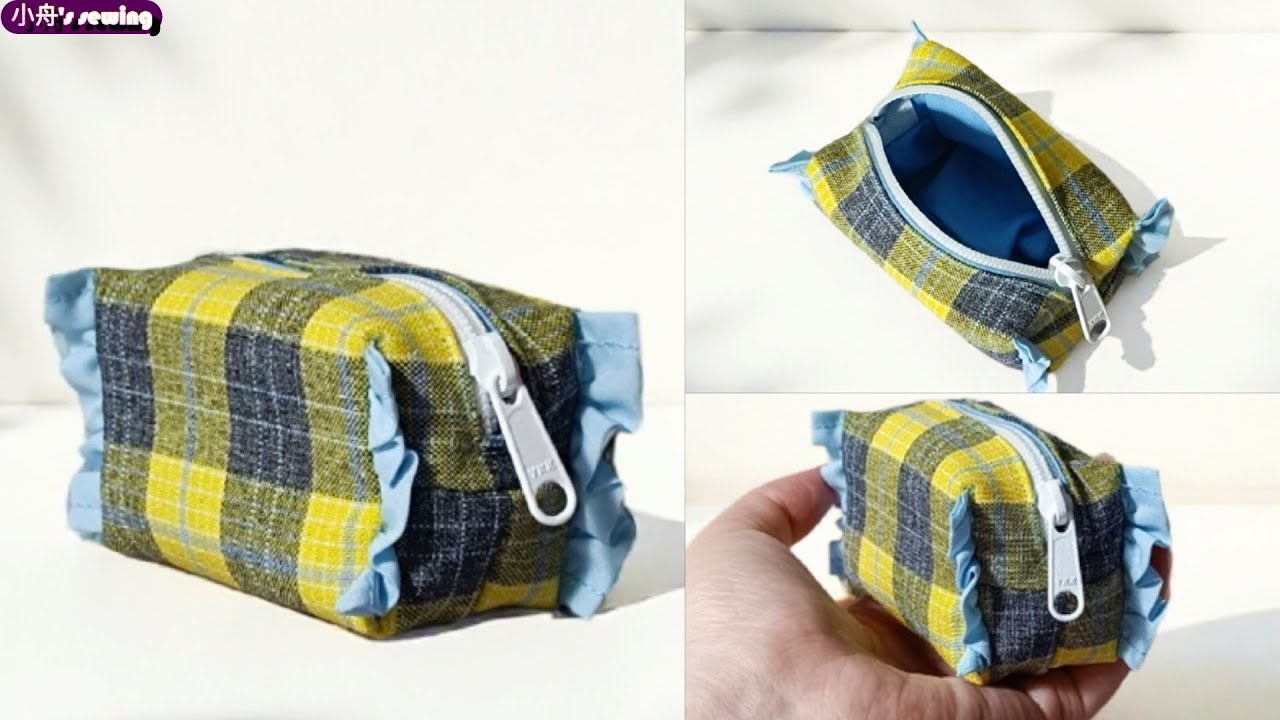 DIY 荷葉邊零錢包How to sew a Ruffle coin purse-sewing tutorial
