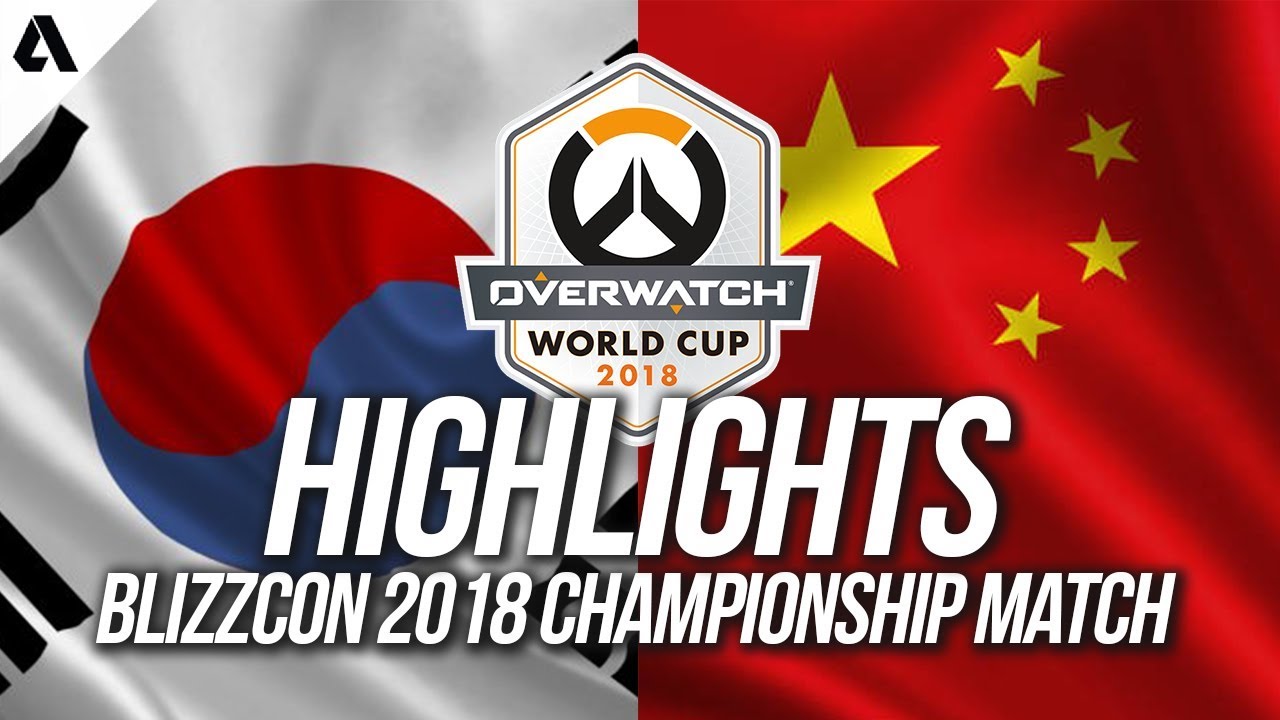 Team South Korea vs Team China | Overwatch World Cup 2018 Grand Finals Highlights
