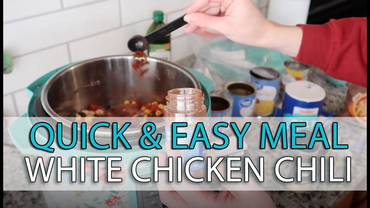 ***NEW*** Easy Instant Pot White Chicken Chili and Fall Undecorating! | Cook & Undecorate With Me