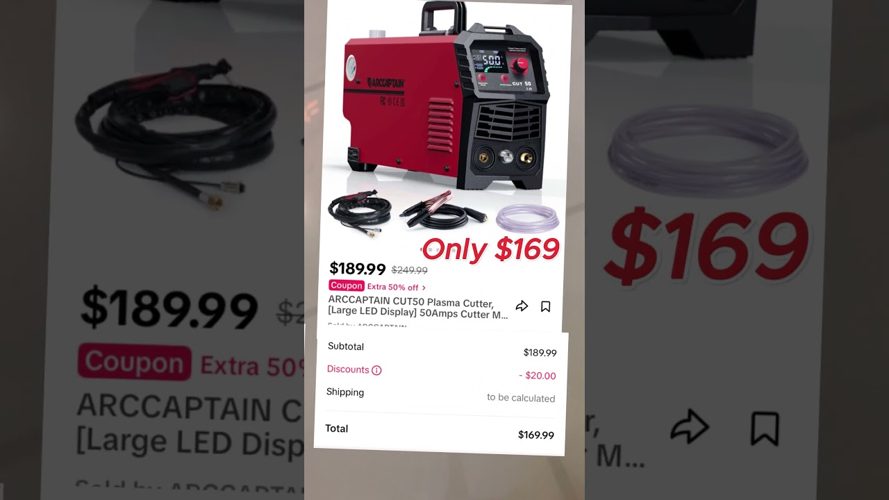 Affordable plasma cutter: cuts metal efficiently!#plasmacutter #metalcutting #diy