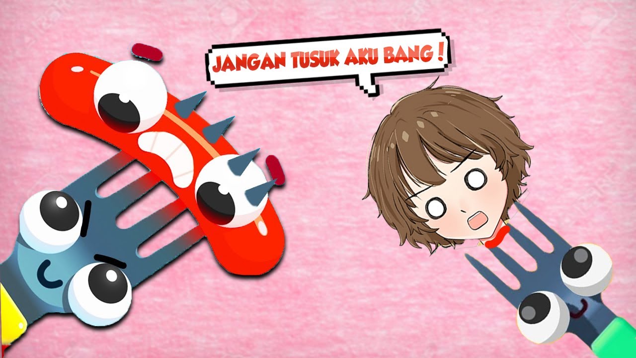 AKU MAIN GAME SADIS TENTANG TUSUK TUSUKAN GARPU !!!