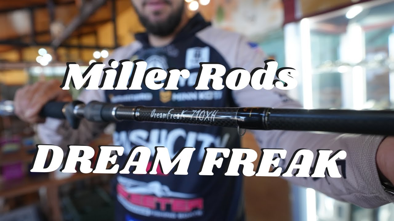 Showing off the Miller Rods Dream Freak with Bassmaster Elite Series Pro Carl Jocumsen