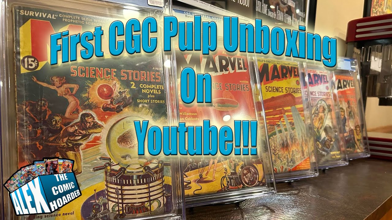 CGC Pulp Unboxing Marvel Science Stories Vol 1.  FIRST ON YOUTUBE!!!  MUST WATCH!!!