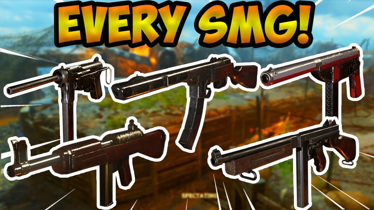 Лучшие настройки классов для каждого пистолета-пулемёта в CoD WW2! (Используются ВСЕ пистолеты-пу...