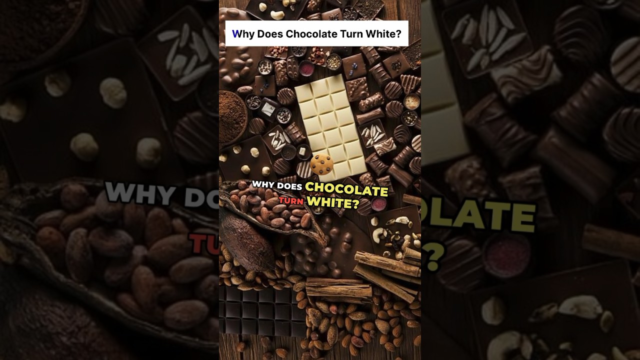 Why Does Chocolate Turns White? #chocolate #cocoa #food #foodscience